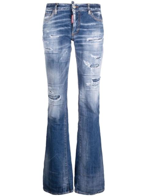 DSQUARED2 흥분 bootcut 청바지