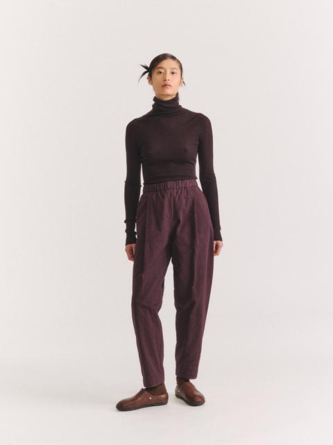 CASEY/CASEY VERGER PANT - PAPER COT - EBONY