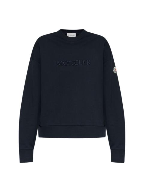 Moncler logo-embroidered sweatshirt
