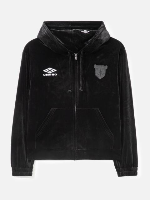 umbro SLAM JAM X UMBRO VELVET MASKED ZIP HOODIE