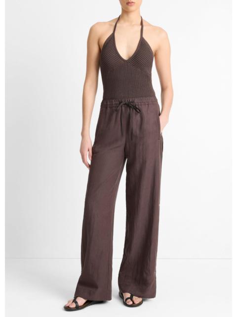 Vince Side-Snap Pull-On Pant
