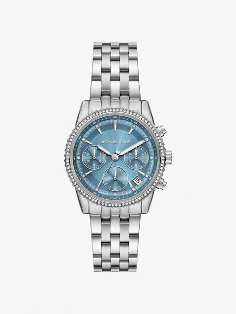 MICHAEL KORS Mini Bryant Silver-Tone Watch