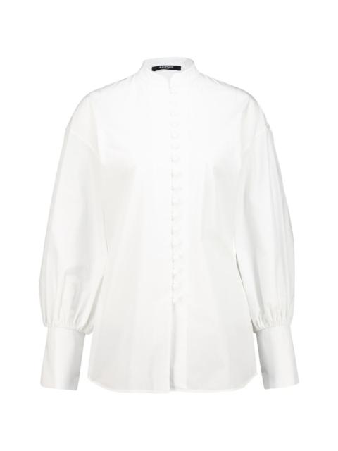 Balmain batwing-sleeve poplin shirt