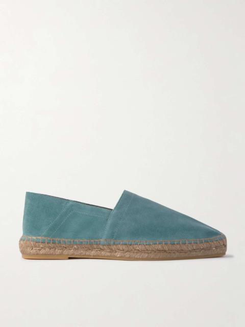 Barnes Collapsible-Heel Suede Espadrilles