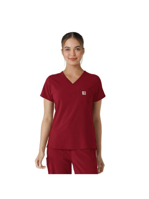 Carhartt Women's Force Cross-Flex Tuck-In Scrub Top