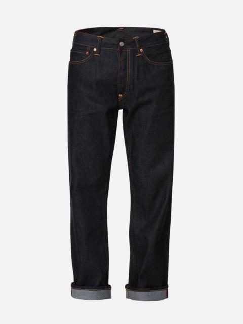 EVISU NYC-OSAKA GODHEAD DAICOCK PRINT BAGGY-FIT JEANS #2000