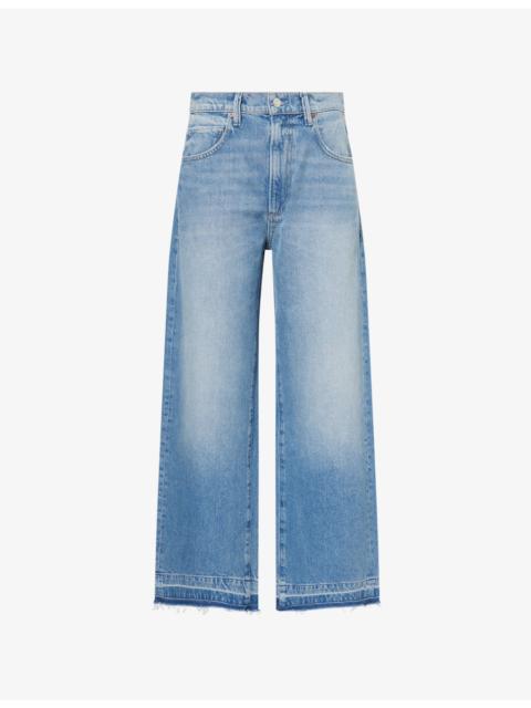 PAIGE Arellia Ankle Barrel-Leg Denim Jeans