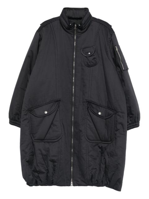 OPEN YY Cargo zip-up oversized coat