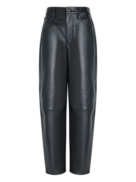 FRAME high-rise cut trousers