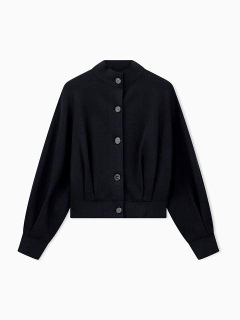 EMPORIO ARMANI SIGNATURE CAPSULE PONTE FABRIC JACKET