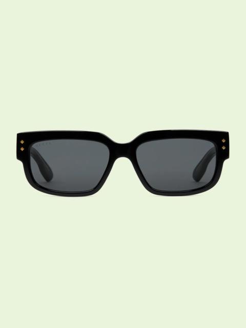 GUCCI Rectangular frame sunglasses