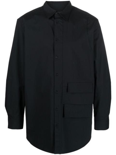 Y-3 flap-pocket detail shirt