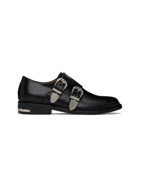 TOGA VIRILIS Black Double Monkstraps