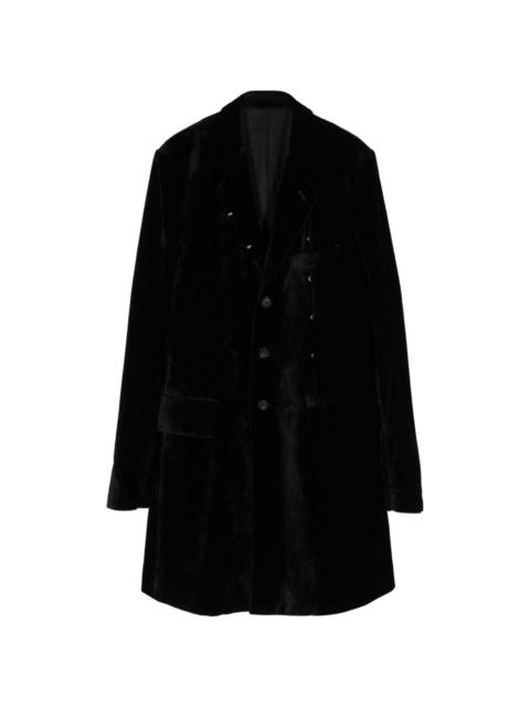 TAKAHIROMIYASHITA TheSoloist. hook-and-eye detailed coat