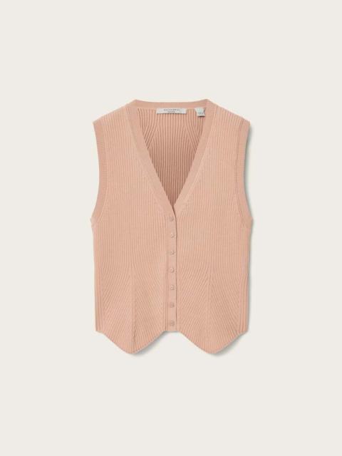 ALLSAINTS CRUZ RIBBED KNITTED VEST