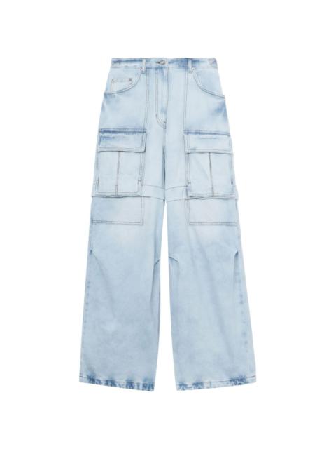 JUUN.J cargo-pocket wide-leg jeans