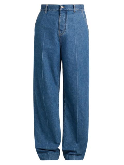 Bottega Veneta Men's Atlantic Blue Straight Jeans - Medium Blue