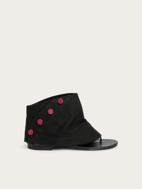 PUCCI TUBULAR STRAP SANDALS