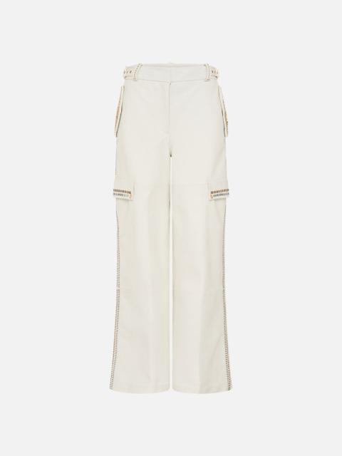 CAMILLA LEATHER UTILITY PANT