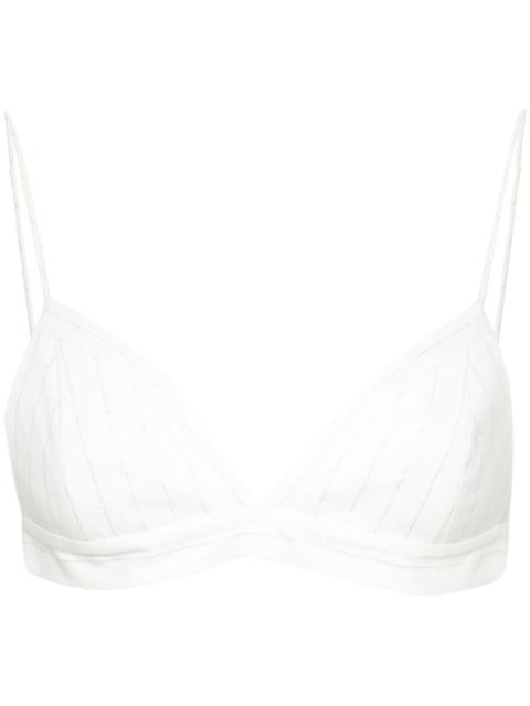 ALEX PERRY cropped triangle bralette