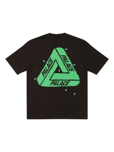 PALACE PALACE Fly TShirt Green Triangle Logo Short Sleeve Unisex Black P20ES010