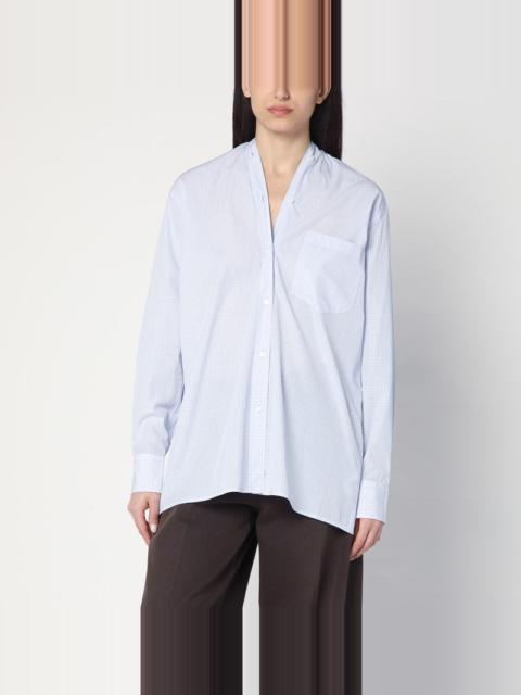 6397 LIGHT BLUE CHECKERED COTTON SHIRT
