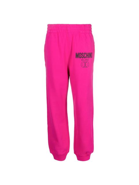 Moschino logo-print track pants