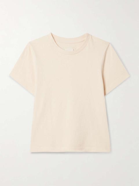 Emmylou cotton-jersey T-shirt Cream