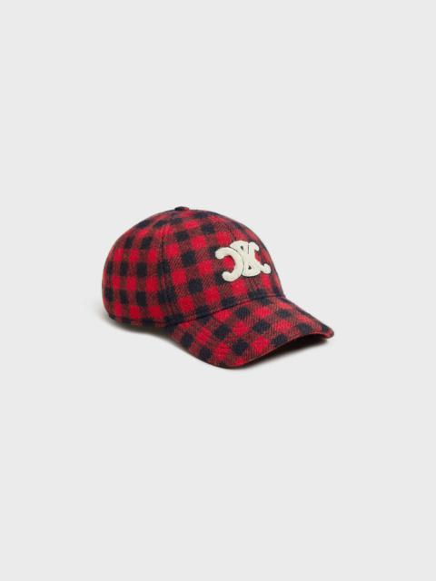 CELINE "TRIOMPHE" BASEBALL CAP IN WOOL