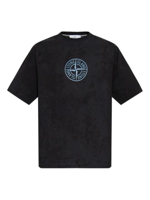Stone Island logo-print cotton T-shirt