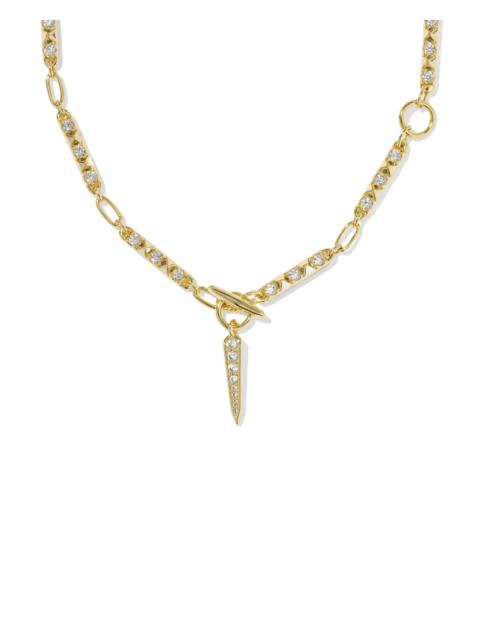 KENDRA SCOTT Fate Gold Lariat Necklace