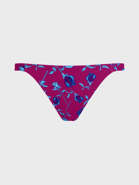 Vilebrequin WOMEN TANGA BIKINI BOTTOM ROSES
