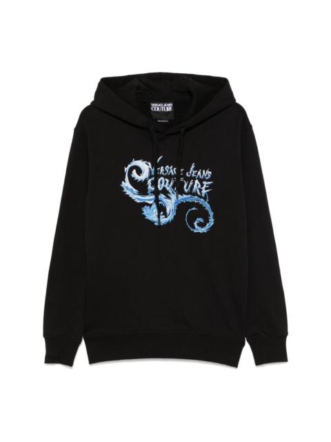 logo-print hoodie