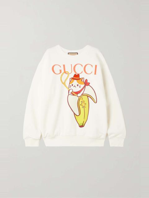 GUCCI Gucci와 Bananya 코튼 스웨터