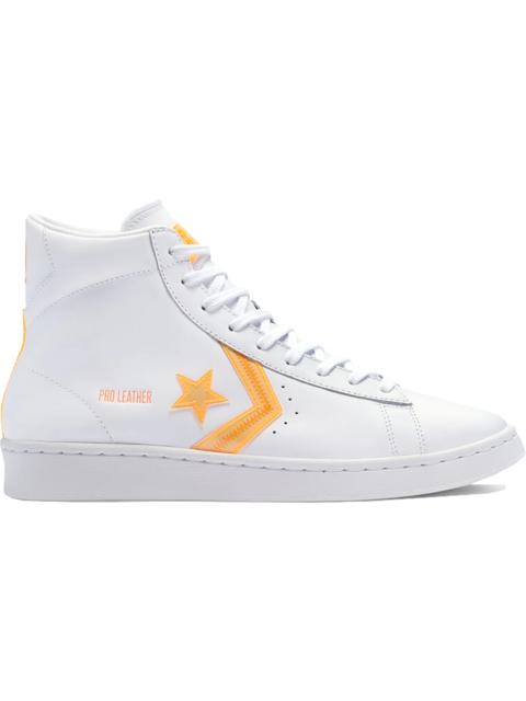 Converse Pro Leather Hi Hi-Vis White Flash Orange