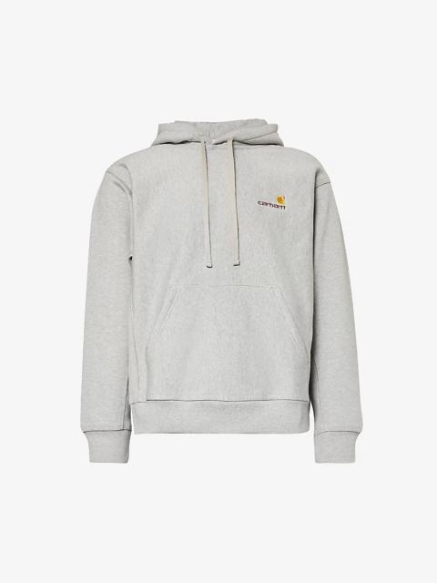 American Script logo-embroidered cotton-blend hoody