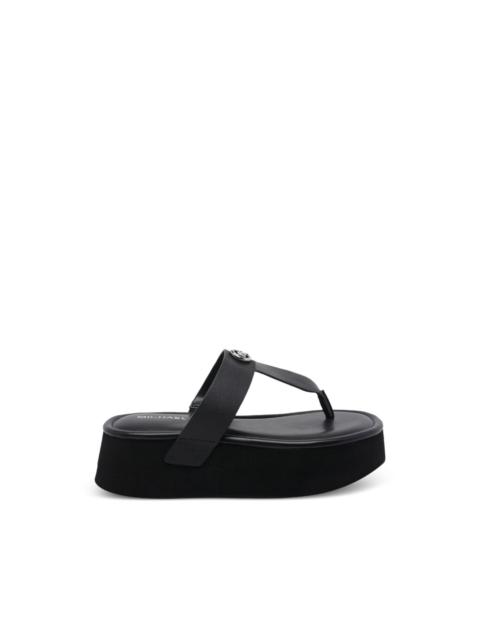 MICHAEL KORS logo-detail open-toe sandals