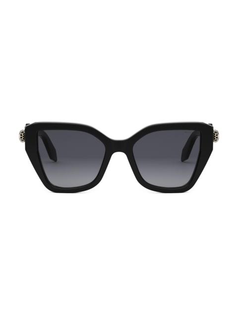 BVLGARI Women's Serpenti 53MM Butterfly Sunglasses - Gradient Black