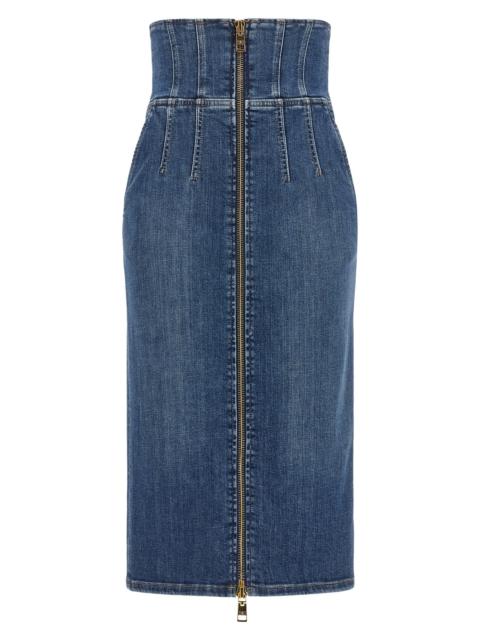 ELISABETTA FRANCHI Denim Skirt