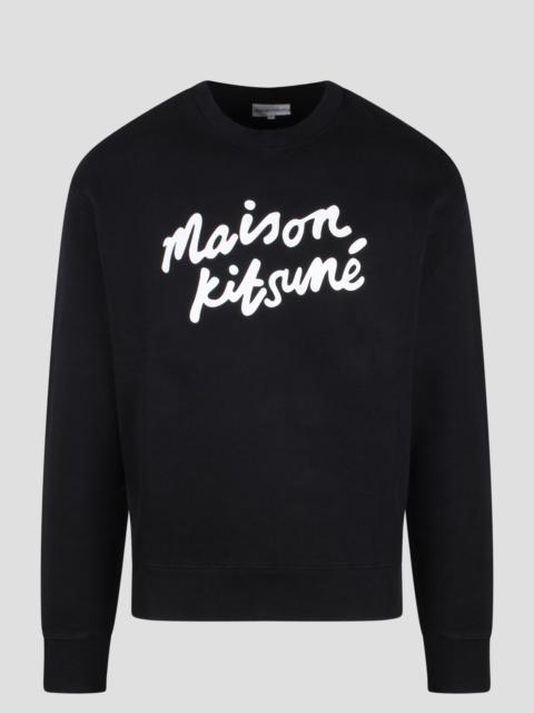 Maison kitsune handwriting comfort sweatshirt