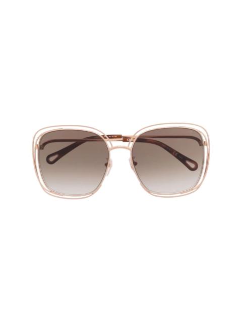 Chloé oversize frame sunglasses