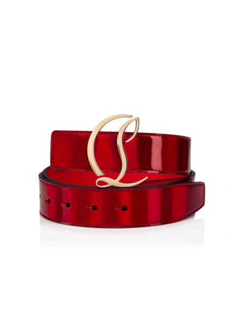 Christian Louboutin Cl Logo Belt Woman LOUBI/GOLD