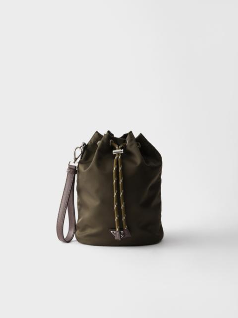 Prada Prada Speedrock Re-Nylon and leather pouch