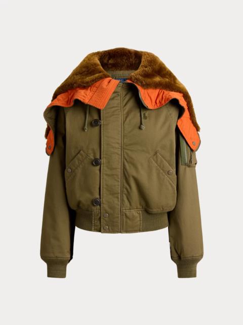 Polo Ralph Lauren Shearling-Hood Flight Jacket