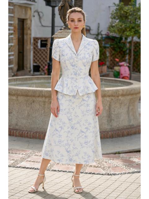 Gaâla Andi Toile de Jouy Skirt