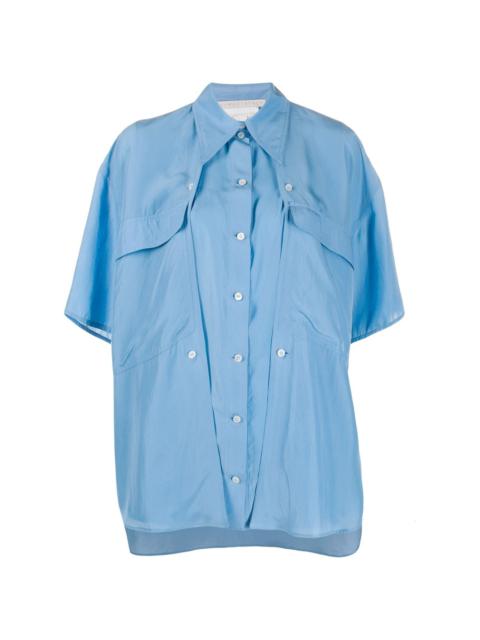 Stella McCartney oversized button-panel shirt
