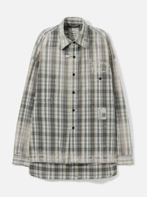 Maison MIHARAYASUHIRO VINTAGE LIKE CHECK SHIRT