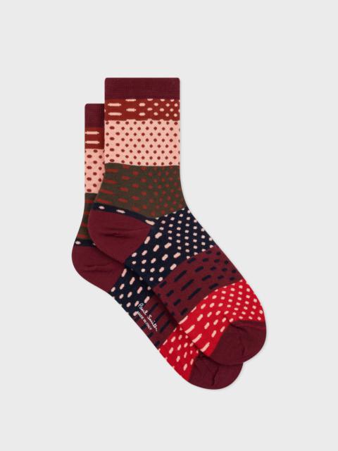 Paul Smith Contrast Polka Dot Socks