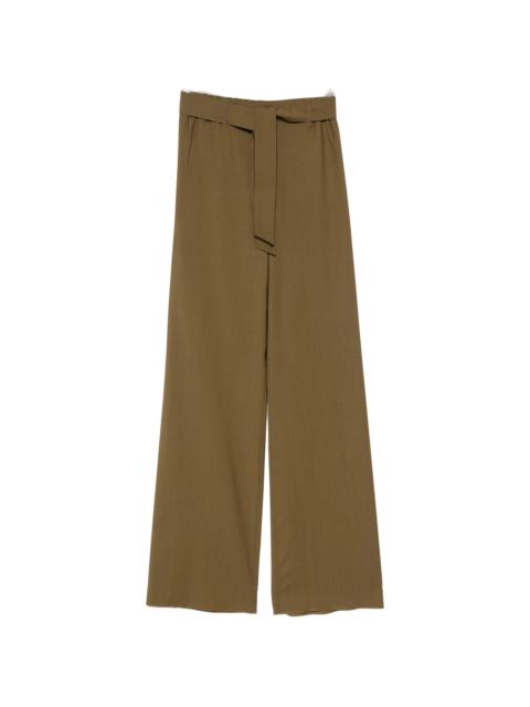 Max Mara Max Mara Meditto Belted Wide-leg Trousers