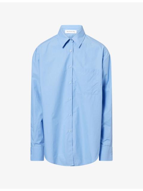 The Frankie Shop Lui Relaxed-Fit Cotton Shirt